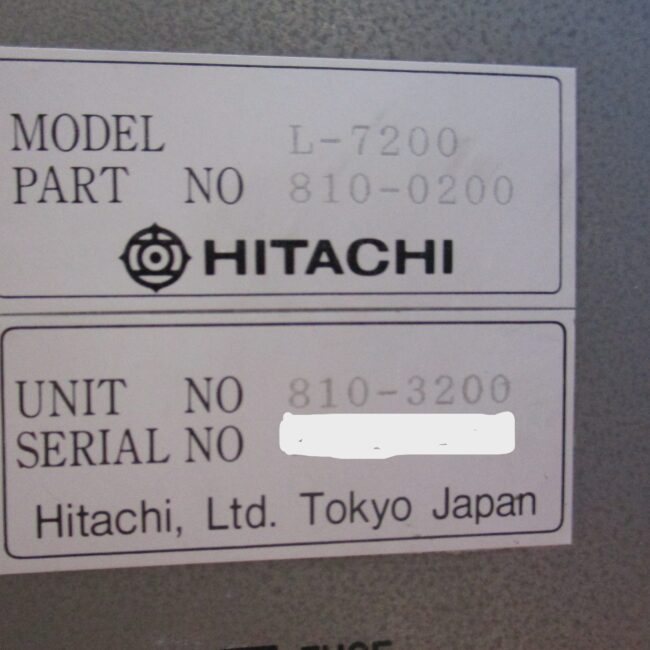 1329【HITACHI】オートサンプラー 型番：L-7200-