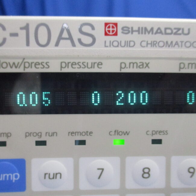 1345【SHIMADZU】 高速液体クロマトグラフ ポンプ 型番：LC-10AS-